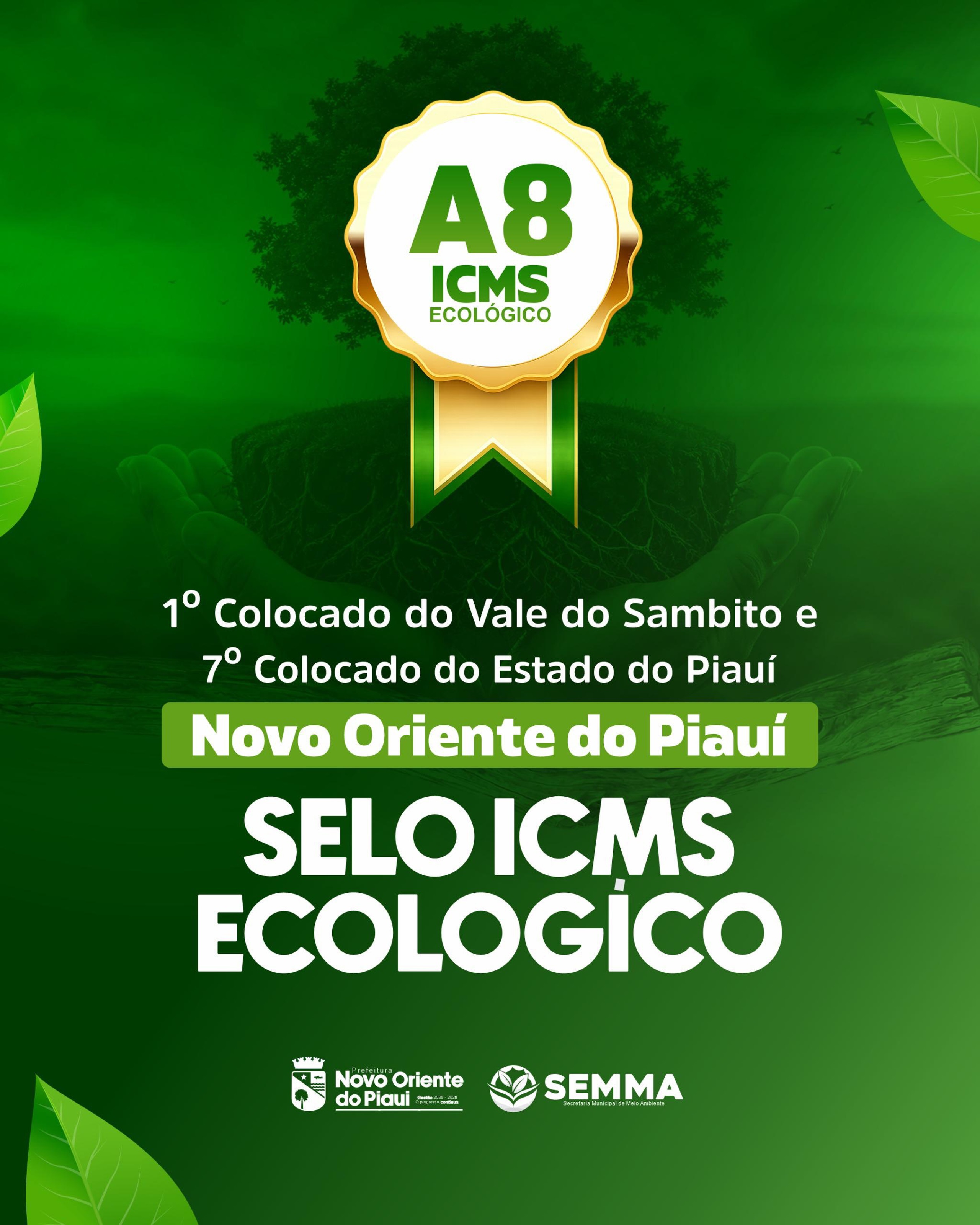 Novo Oriente do Piauí é destaque no ICMS Ecológico