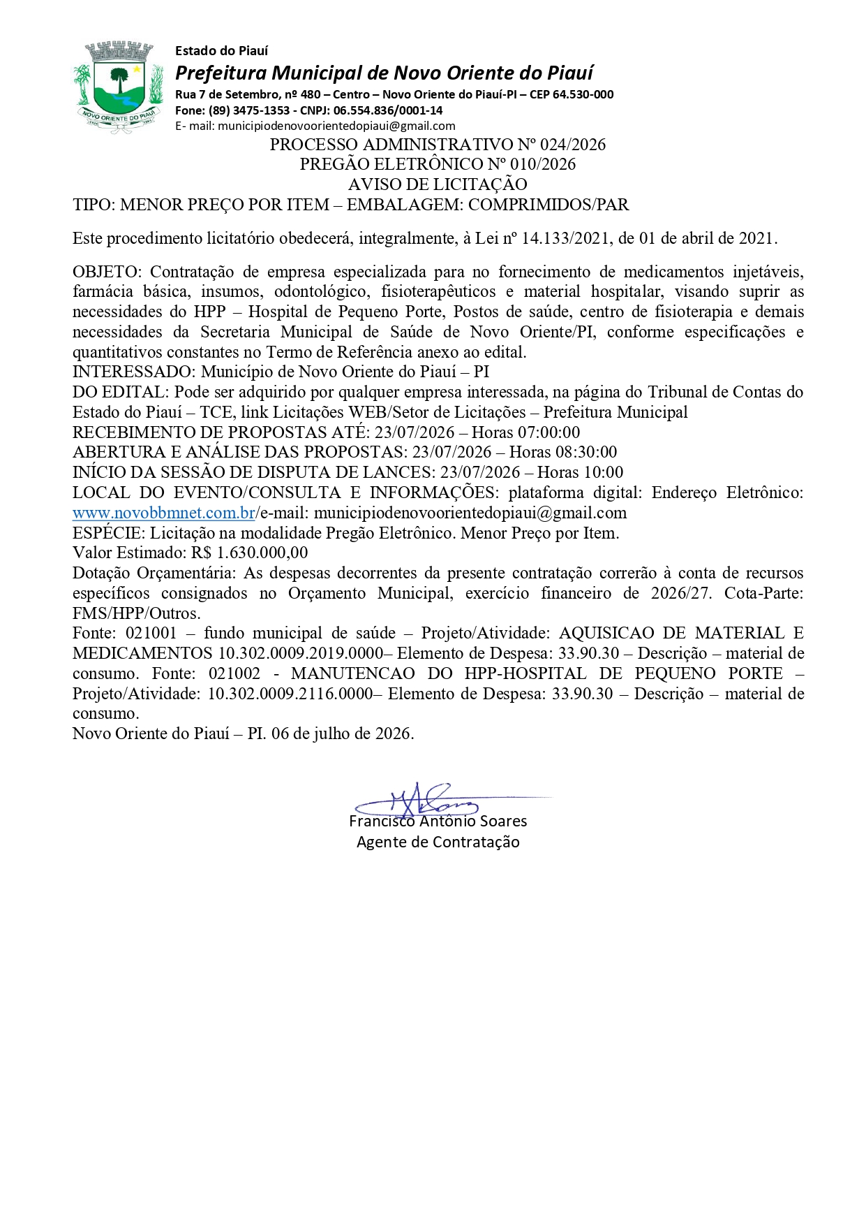 licitaçao