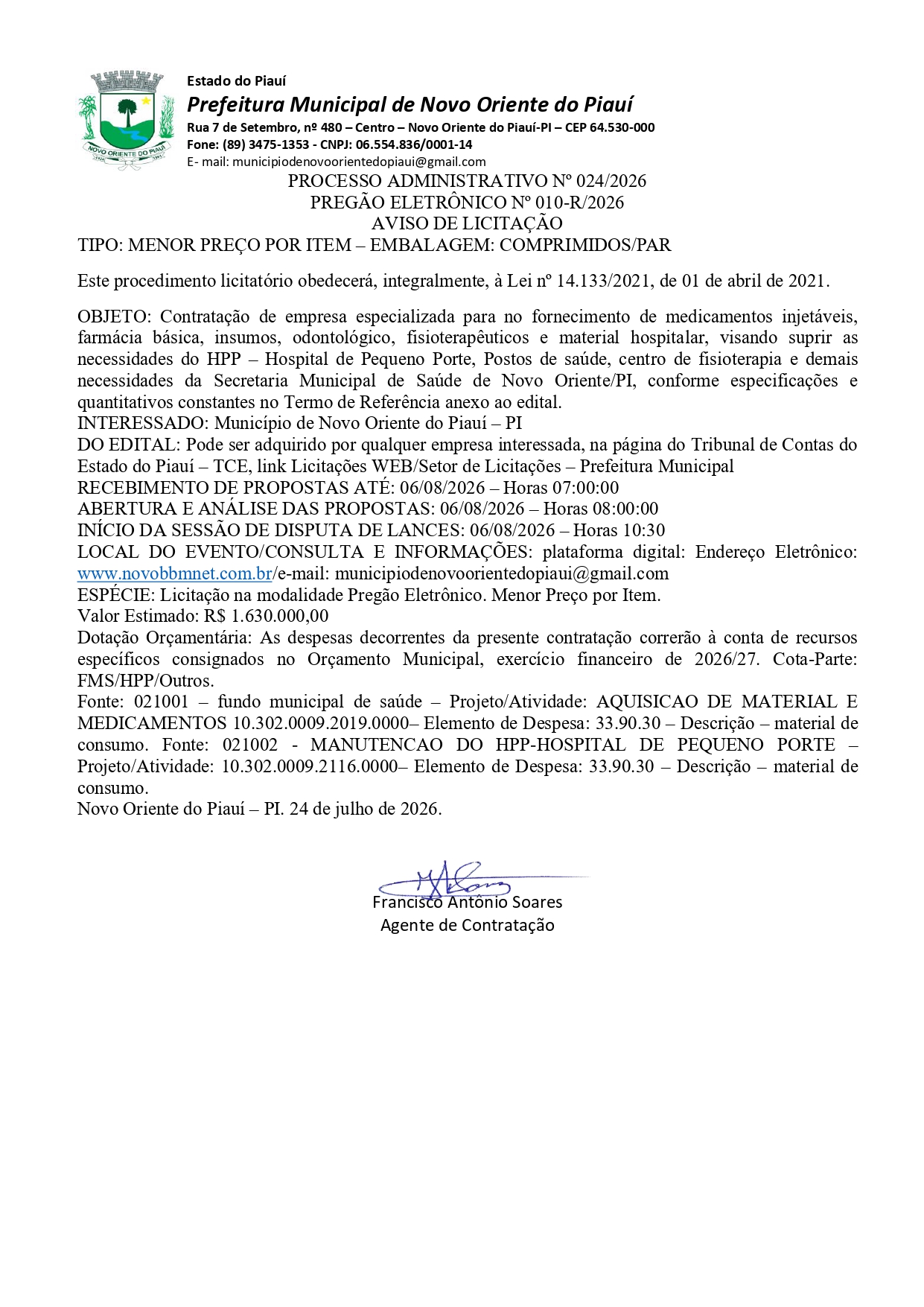 licitaçao