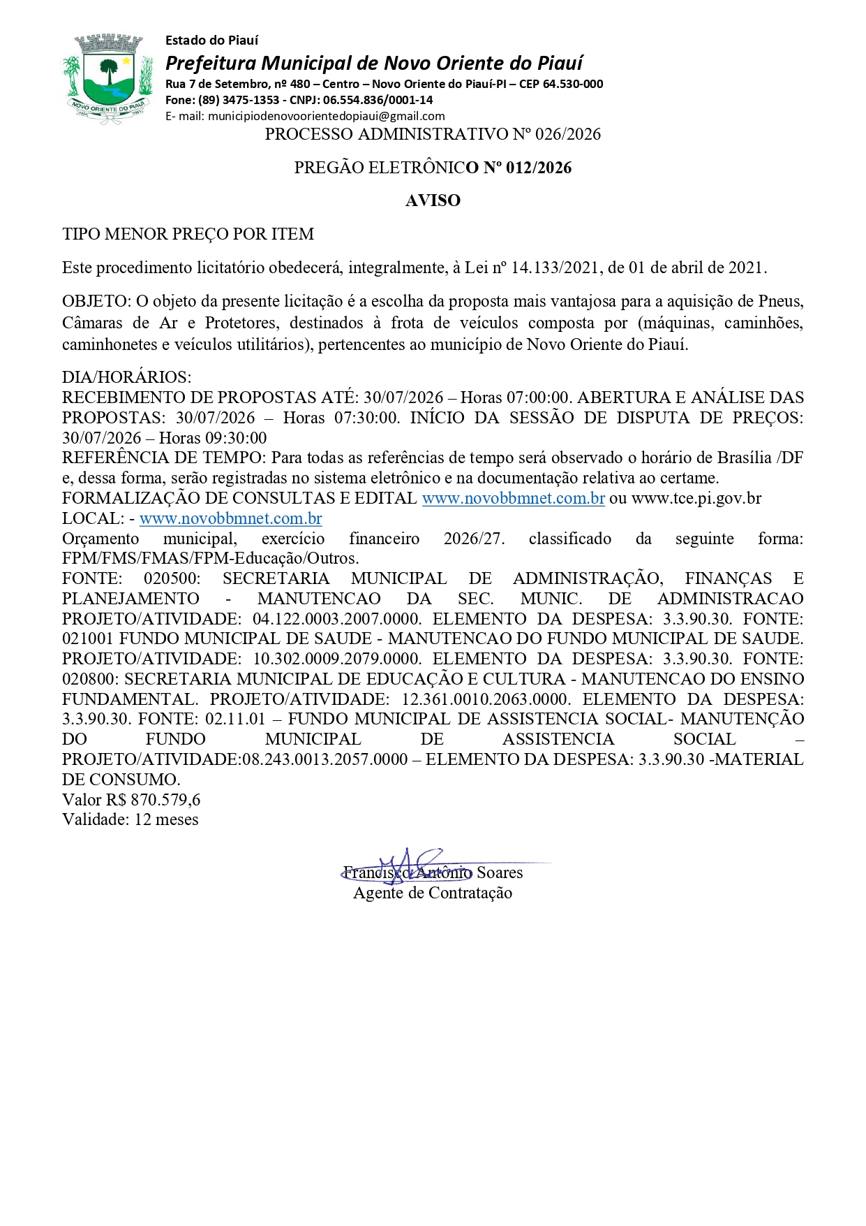 licitaçao