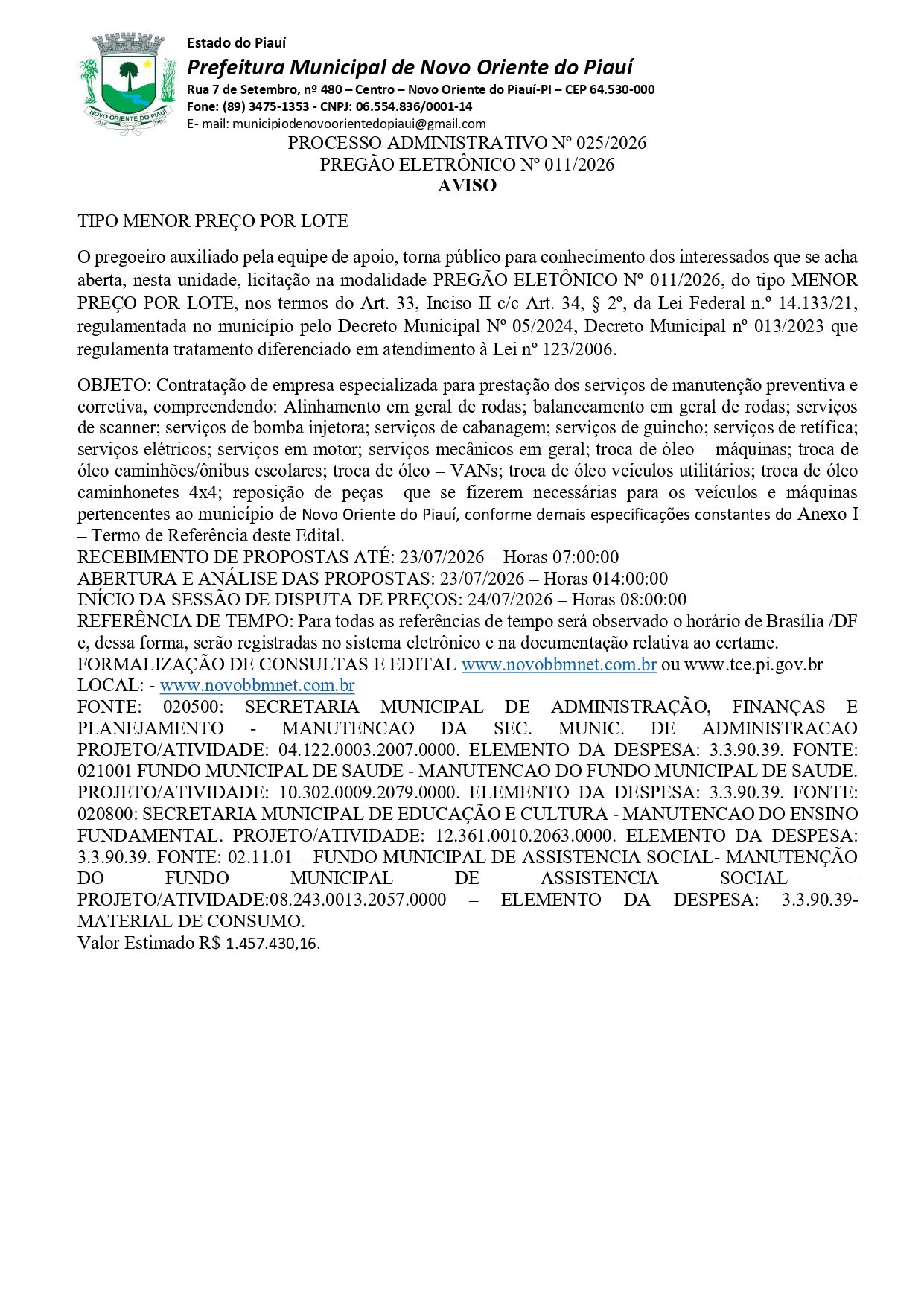 licitaçao