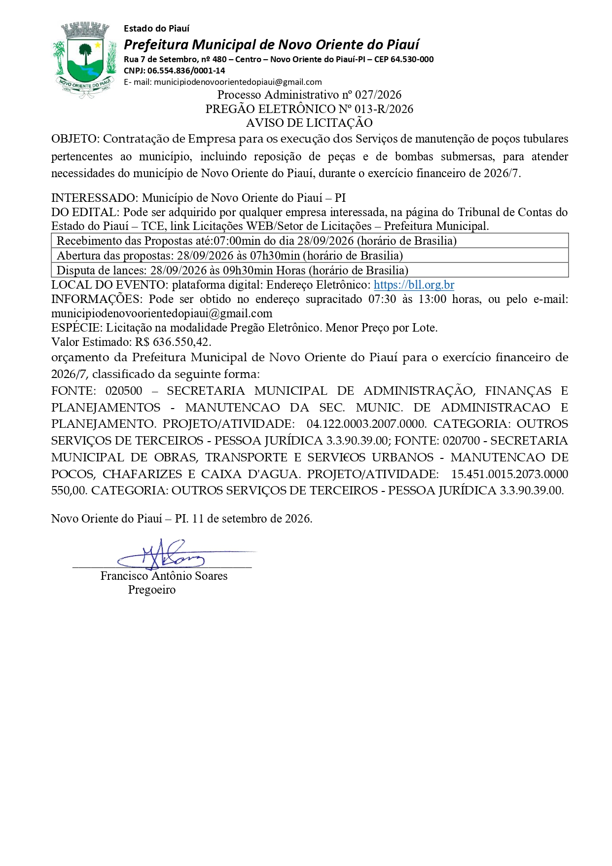 licitaçao