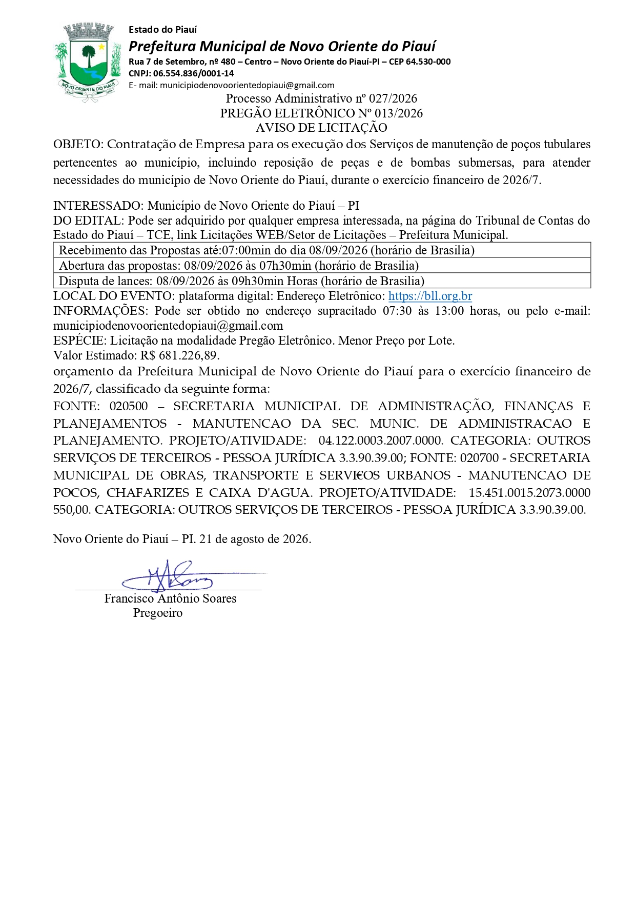 licitaçao